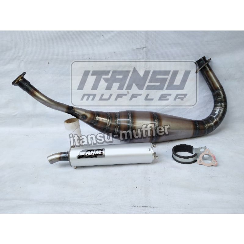 Knalpot Ahm Rx King Rx Spesial Repsol Plat