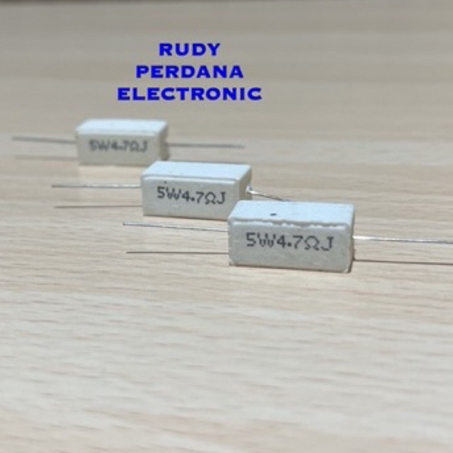 RESISTOR 5 WATT 5W 4.7OHM 4.7 OHM Ω 4.7R