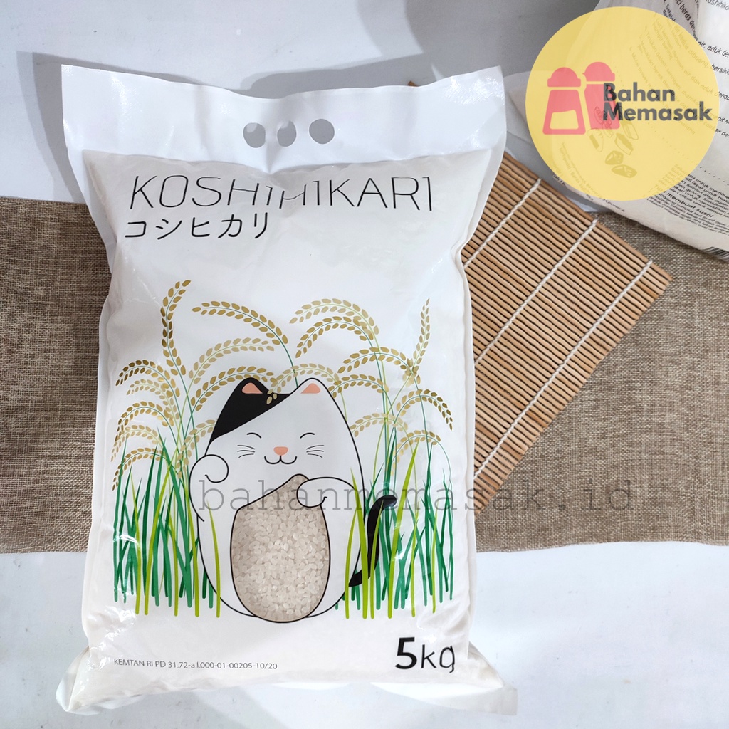 

Beras Japonica untuk Sushi Gimbap Koshihikari 5Kg