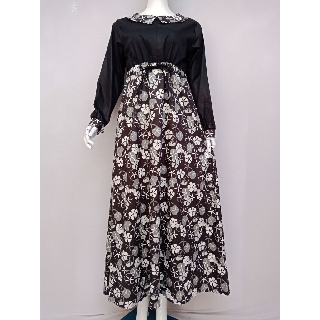 Gamis Katun Jepang Kerah Manggis KIKY COLLECTION