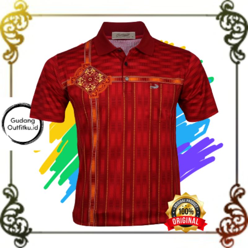 Kaos Kerah Pria Crocodile Diamond / Platinum 1717 Bahan Katun HALUS 100%Original