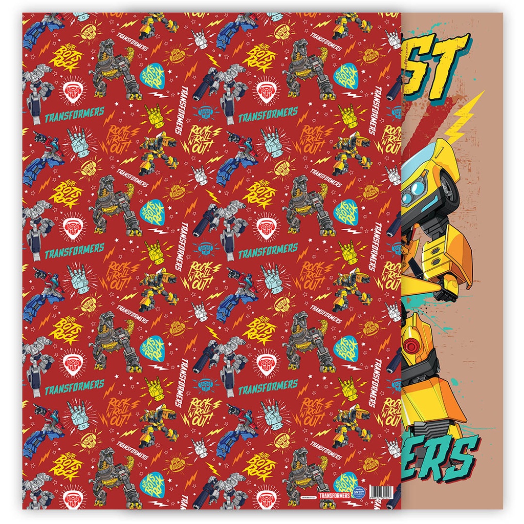 

WRAPPING PAPER - KERTAS KADO - TRANSFORMER - TF101