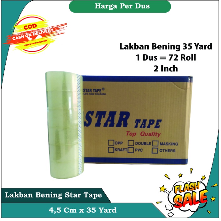 

(1 KARDUS ) LAKBAN COKLAT LAKBAN BENING SOLASI ISOLASI SOLATIP BENING COKLAT 2 inch 4,5cm x 45 m STA