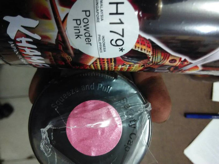 

cat semprot pylox SAMURAI paint powder pink H179*