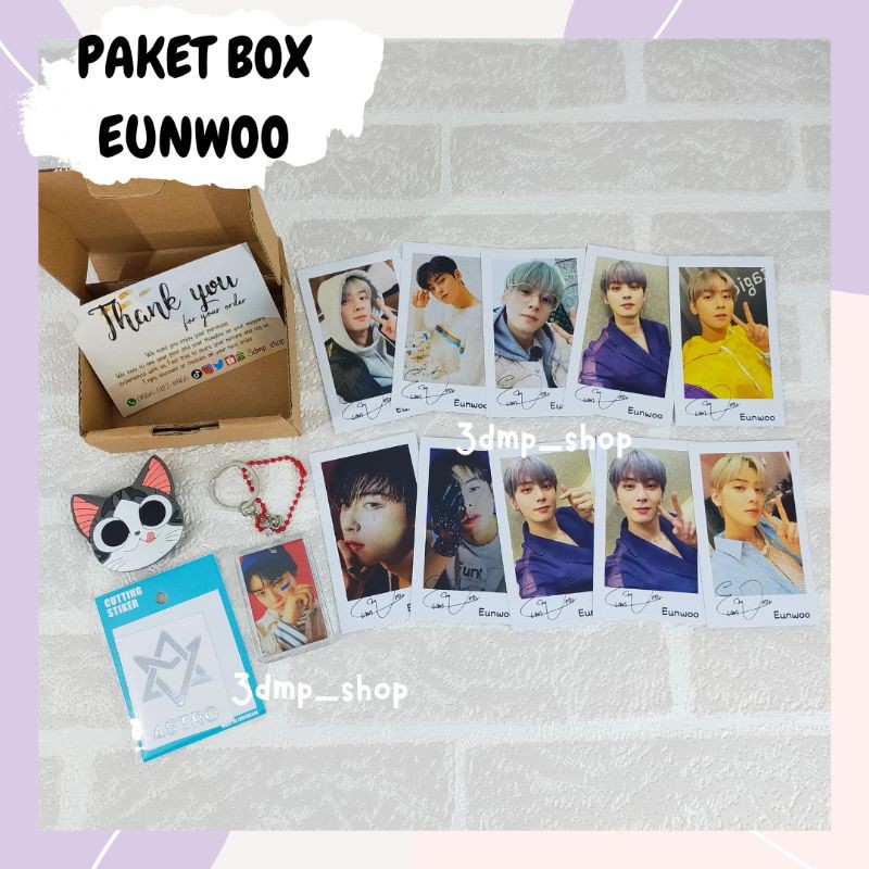 Paket box ultah gift wisuda ultah lebaran astro eunwoo