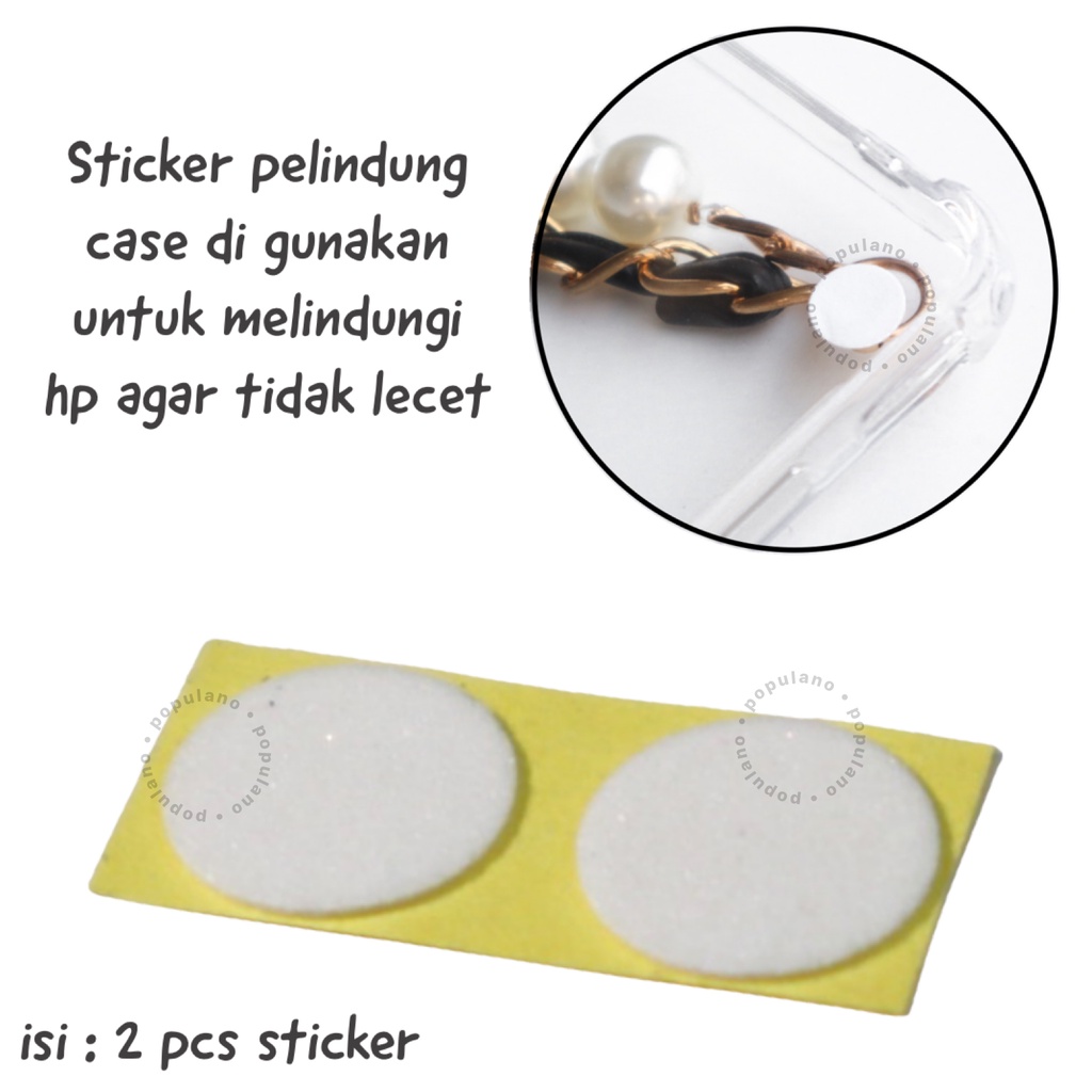 Sticker Pelindung Mur Baut Casing Hp Stiker Tali Chain (DI JUAL PER 2PCS)