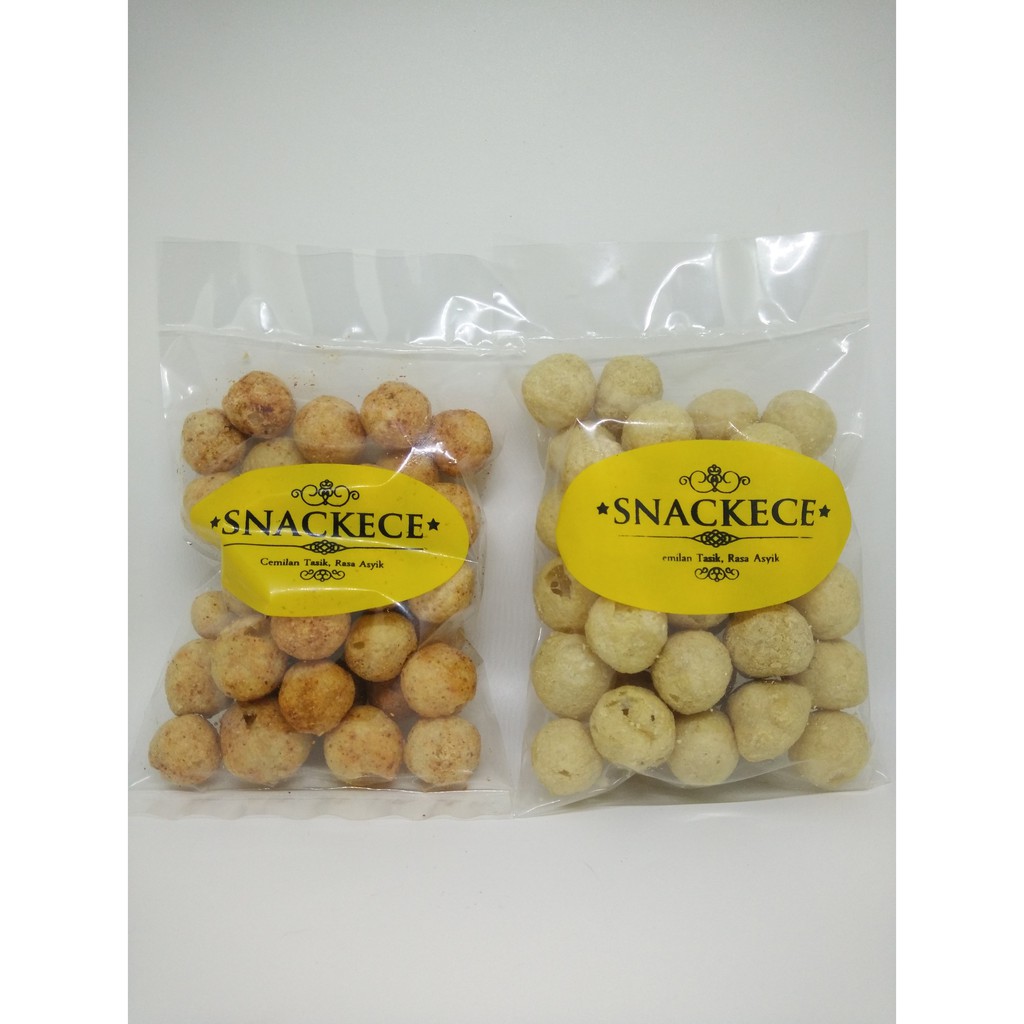 

Tahu bulat kering / Kerupuk tahu bulat Tasikmalaya kemasan plastik 35gr