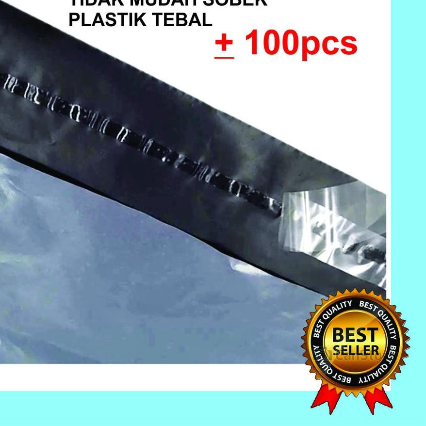 

❂ Plastik Packing Polymailer ukuran 32X45 cm Isi 100 PCS Plastik paking online WARNA HITAM ♘