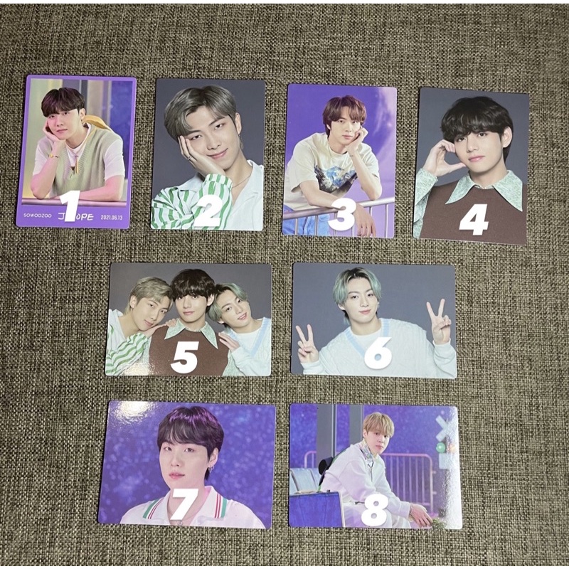 Mini Photocard Sowoozoo BTS