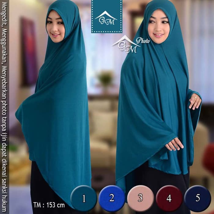 MURAH JILBAB / HIJAB / BERGO SUPER JUMBO ALWA NON PET JERSEY - Putih