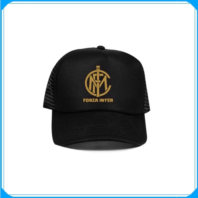 (COD) Topi Trucker Custom FORZA INTER Gold TERMURAH