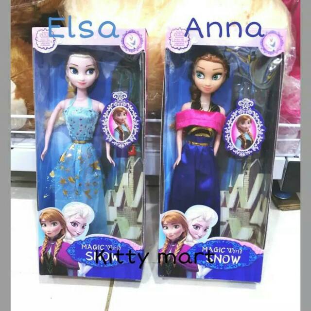  MAINAN  BONEKA BARBIE  FRIZEN ELSA  ANNA Shopee Indonesia