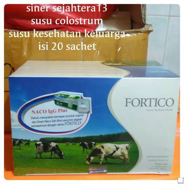 

FORTICO/SUSU FORRICO/SUSU NACO/SUSU COLOSTRUM/susu kesehatan keluarga