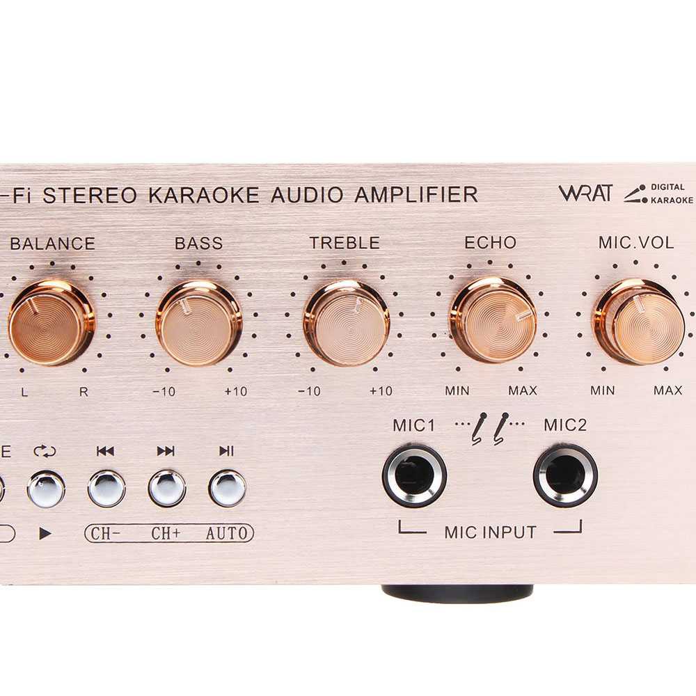 Audio Amplifier Karaoke 5CH 920W AV-580USB Bluetooth EQualizer Sunbuck