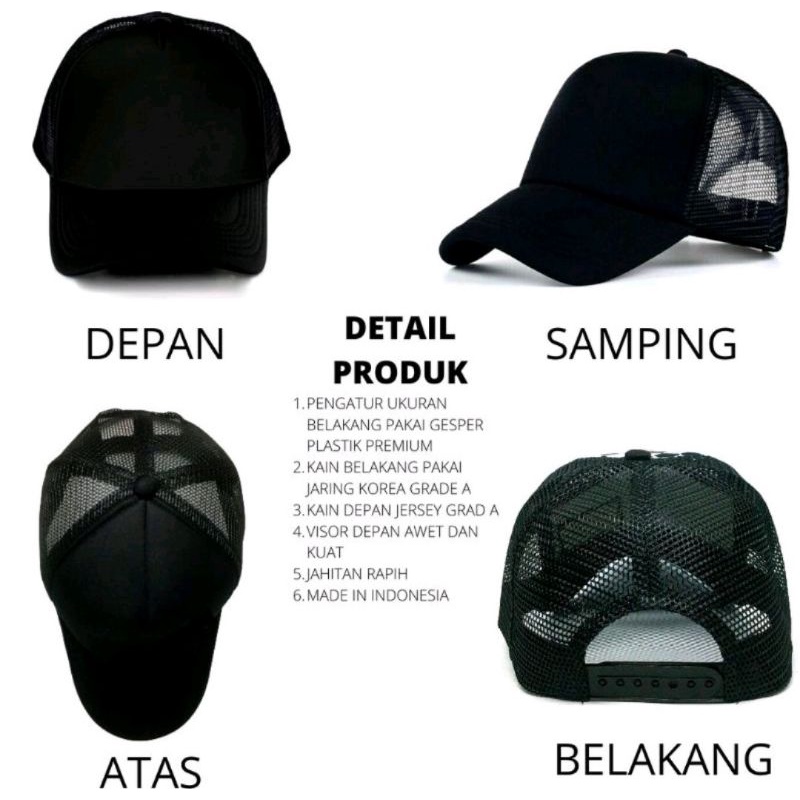 Topi Snapback trucker GMX GEOFFMAX topi Distro hitam Pria Wanita Dewasa