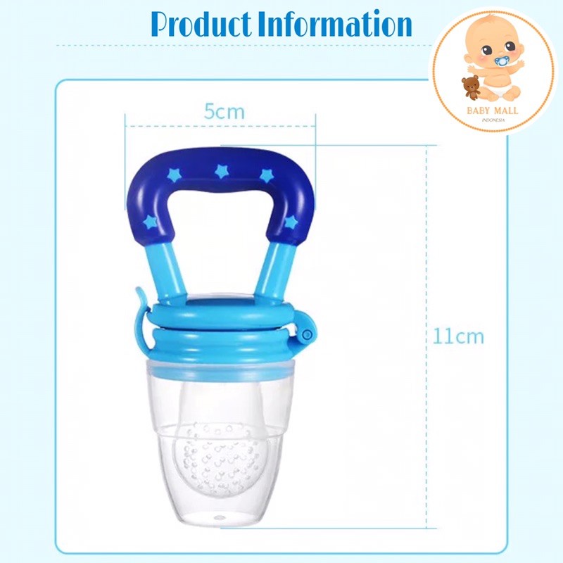Babymall.id✨ Baby Fruit & Food Feeder / Empeng Buah Bayi / Dot Buah Bayi / Fruit Feeder Pacifier-5