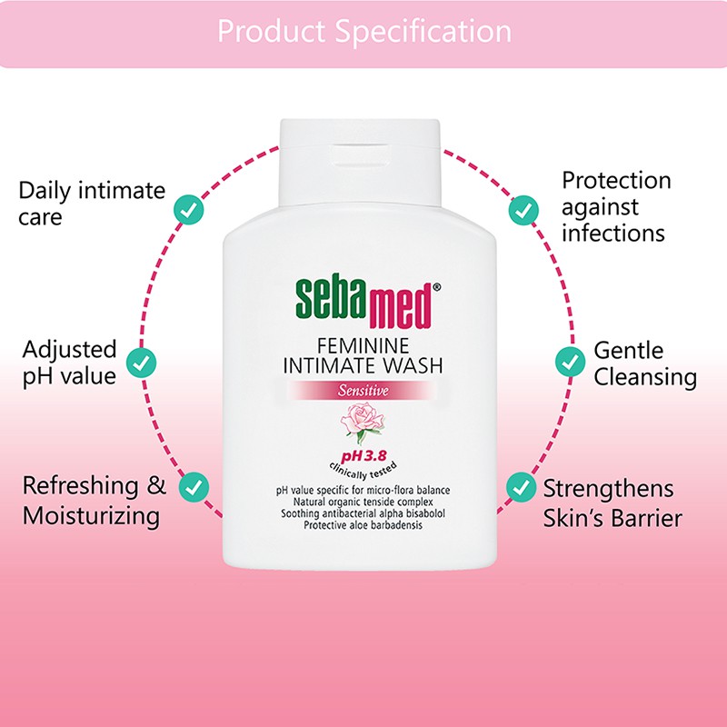 ★ BB ★ SEBAMED Intimate Feminine Sensitive Wash pH 3.8