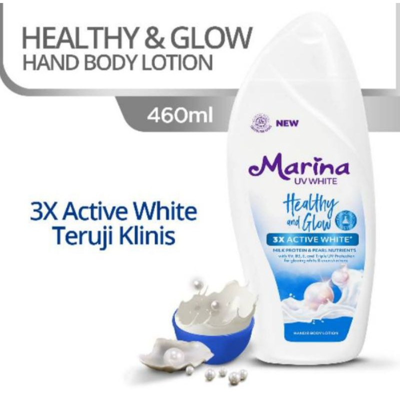 MARINA UV WHITE HEALTHY &amp; GLOW 460ML