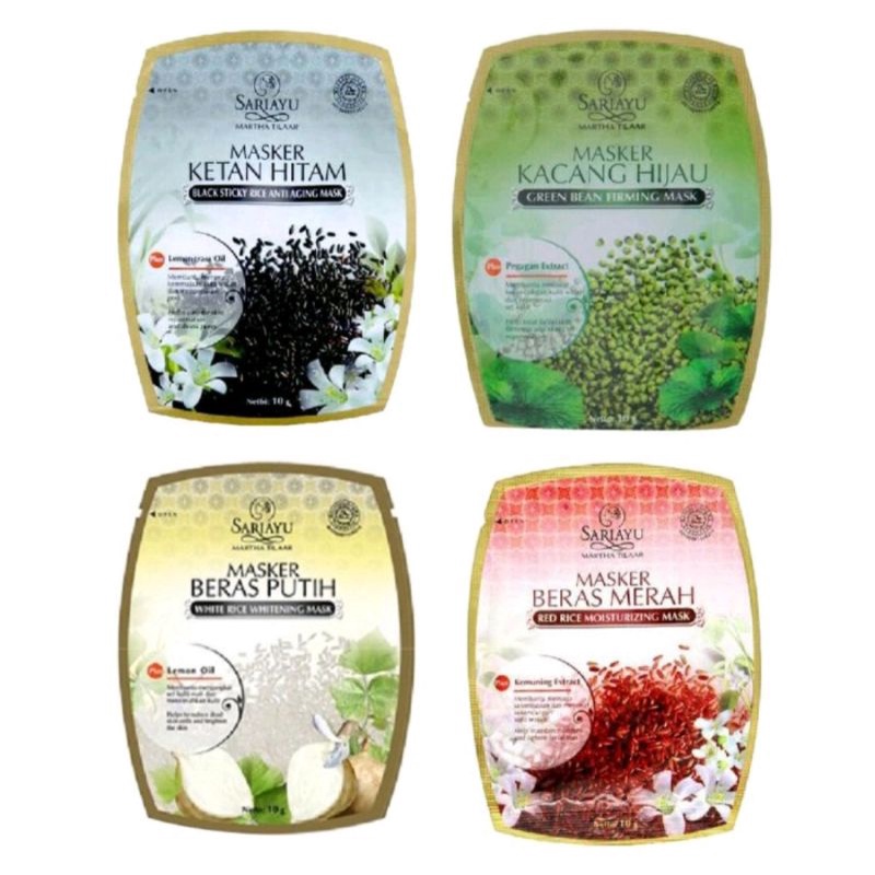 SARIAYU Masker Wajah Powder Sachet 10gr