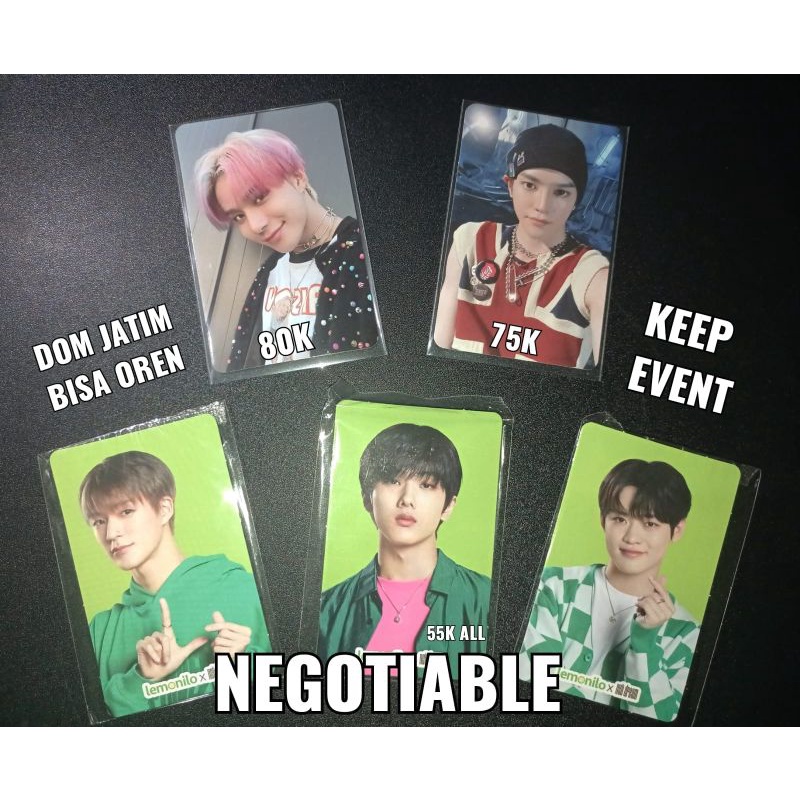 Photocard Jungwoo Taeyong Jewel Universe Jeno jisung chenle lemonilo