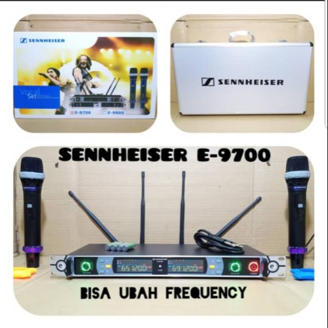 MIC WIRELESS SENNHEISER E9700/E 9700 FREE KOPER MULTI CHANNEL