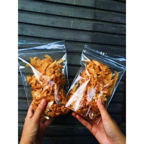 

keripik jawaw (singkong)/keripik singkong daun jeruk/ori/pedas biasa/pedas jingkar