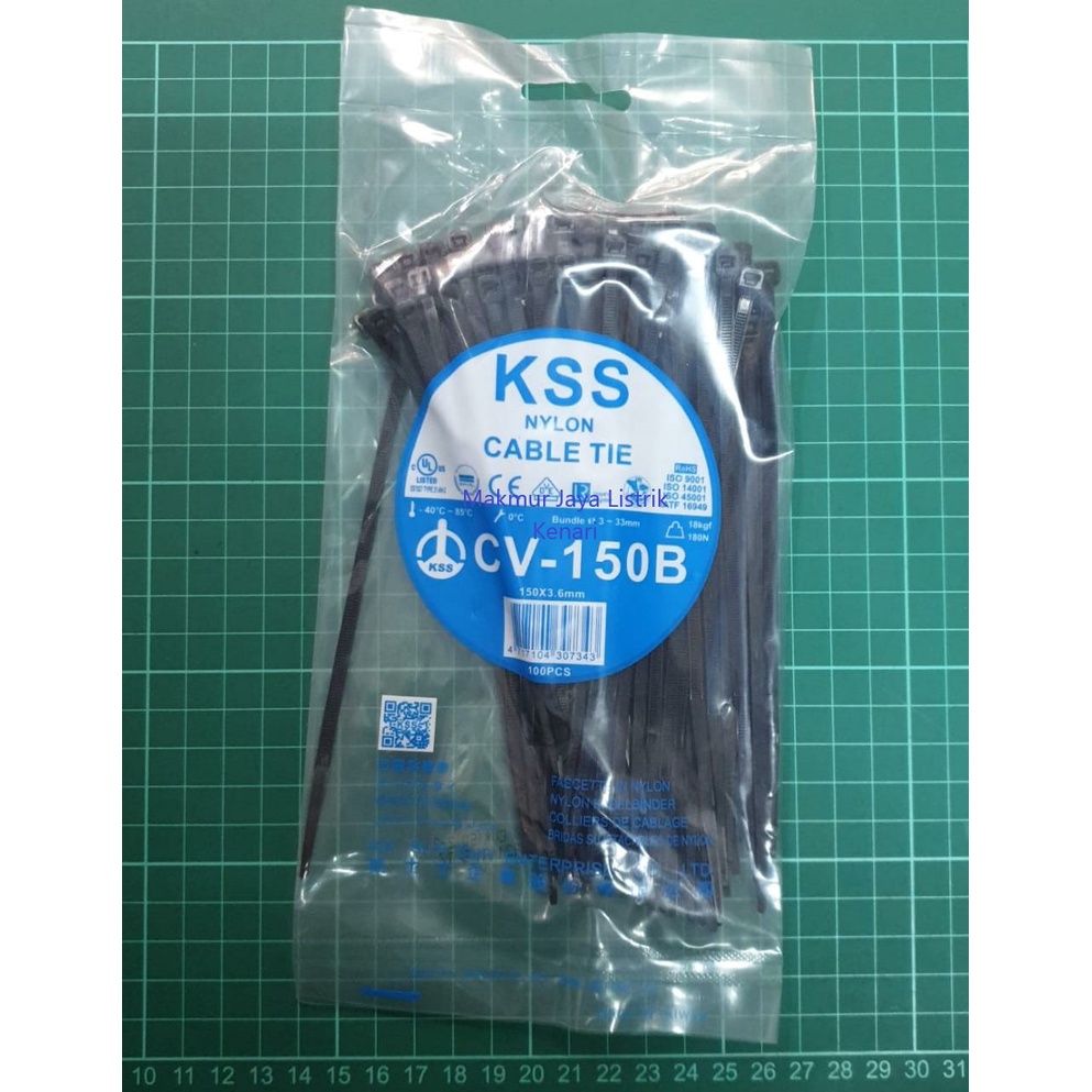 KABEL TIES / KABEL TIS / CABLE TIE CV 150 KSS 15CM CV150