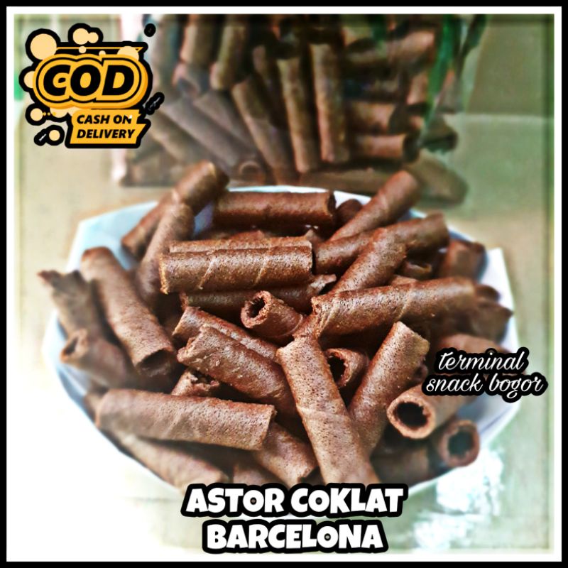 

Astor coklat barcelona 250 Gram Cemilan manis snack jajanan enak