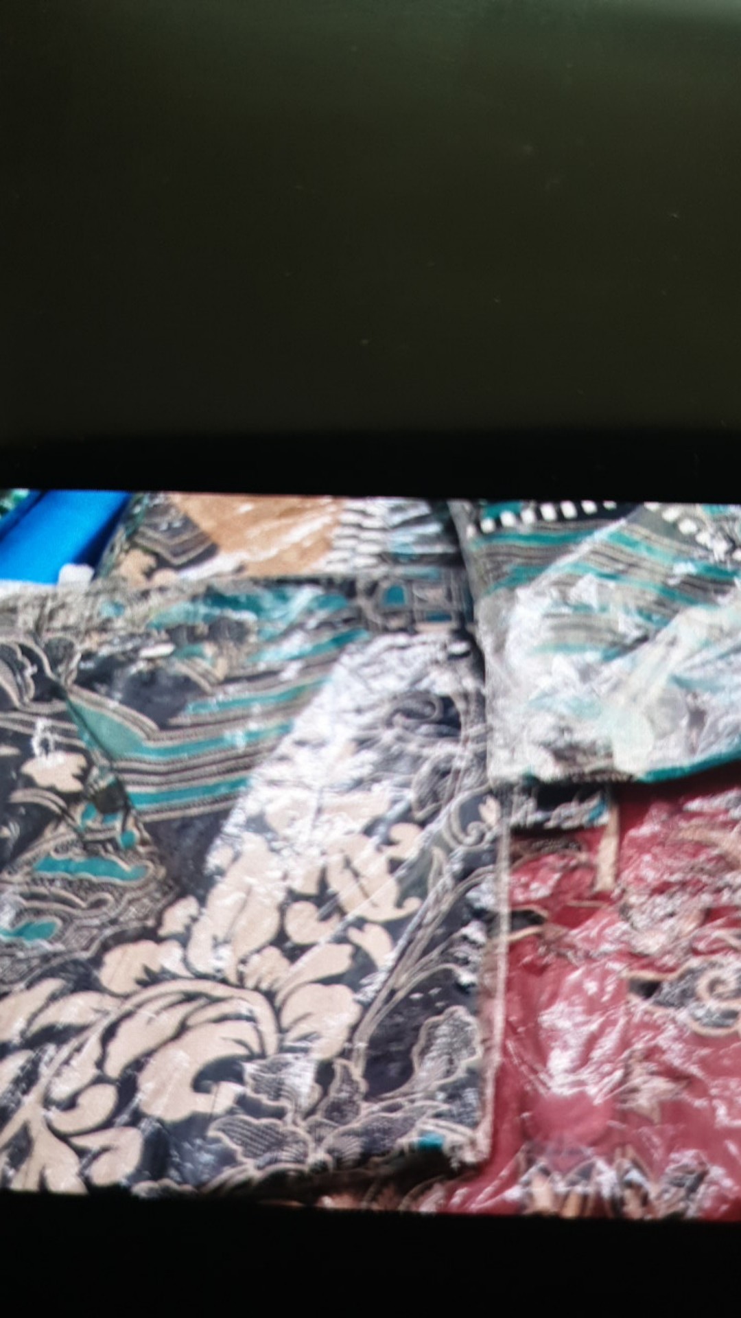 Batik Pria Wanita Lengan Panjang Batik Azmil Hrb026 Motif Keratonan Kode 002 Size M L Xl Xxl Reguler