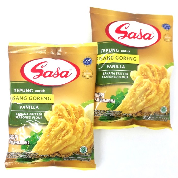 

NEW Tepung Bumbu utk Pisang Goreng Rasa Vanilla Merk Sasa 80 gr