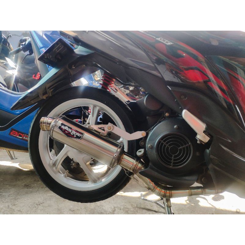 knalpot Black Devil Honda scoopy beat mio xeon-3