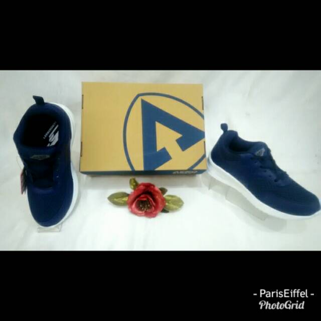 SEPATU PRIA AERO VISION PUTIH/BIRU TUA/BIRU TUA