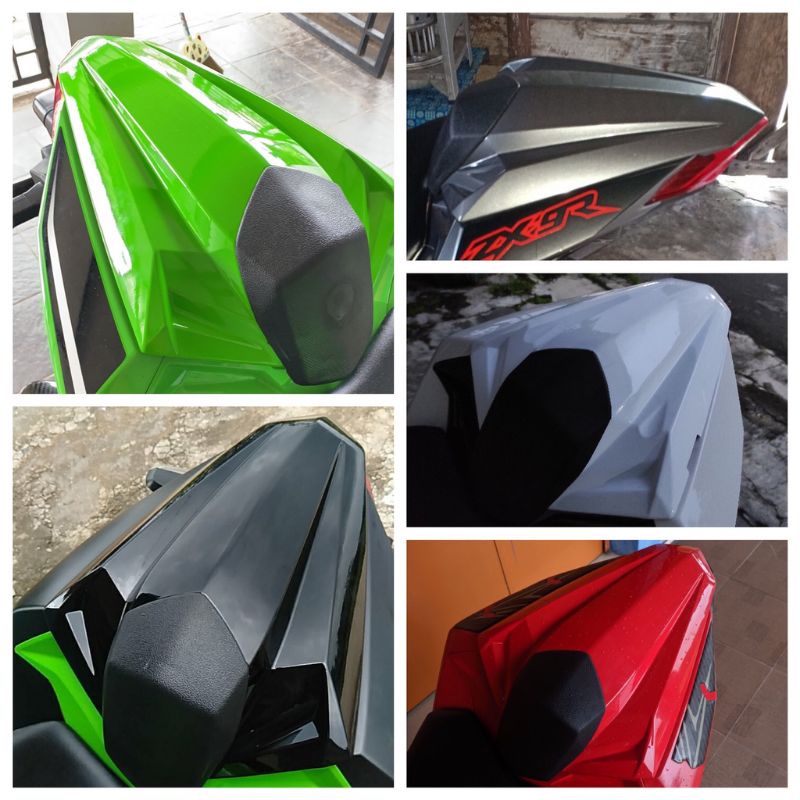 Single seat ninja 250fi tutup jok belakang plastik ninja250fi Z250 penganti jok ninja 250 fi