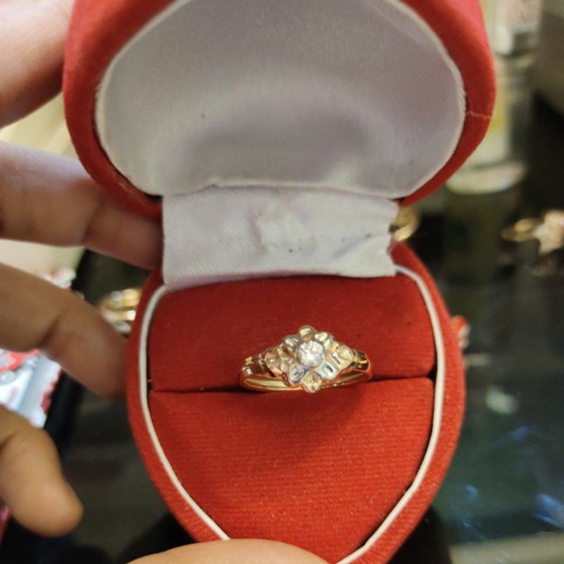 cincin emas muda 0.5 gr UK besar 15-17