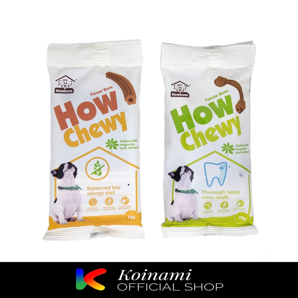 Howbone How Chewy 70gr - Dog Treats - Snack Anjing - Makanan Anjing - Cemilan Anjing