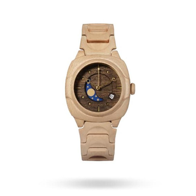 Matoa Rakai Jam Tangan Kayu Pria/Wanita/Unisex - Maple