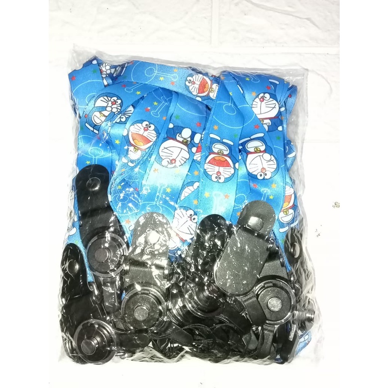 [ISI 25PCS] GROSIRAN TALI GANTUNGAN MOTIF DORAEMON &amp; GARFIELD TERMURAH HIGH QUALITY