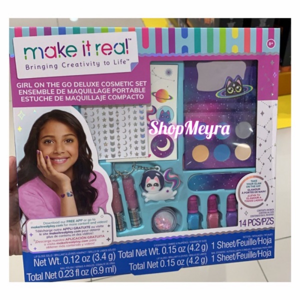 

Make It Real Girl On The Go Deluxe Cosmetic Set - Mainan Make Up Anak Diskon