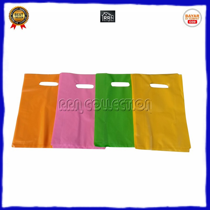 PLASTIK PACKING ADA PLONG UK. 15x25cm tebal 0,4 mikron/plastik packing olshop/plastik packing baju
