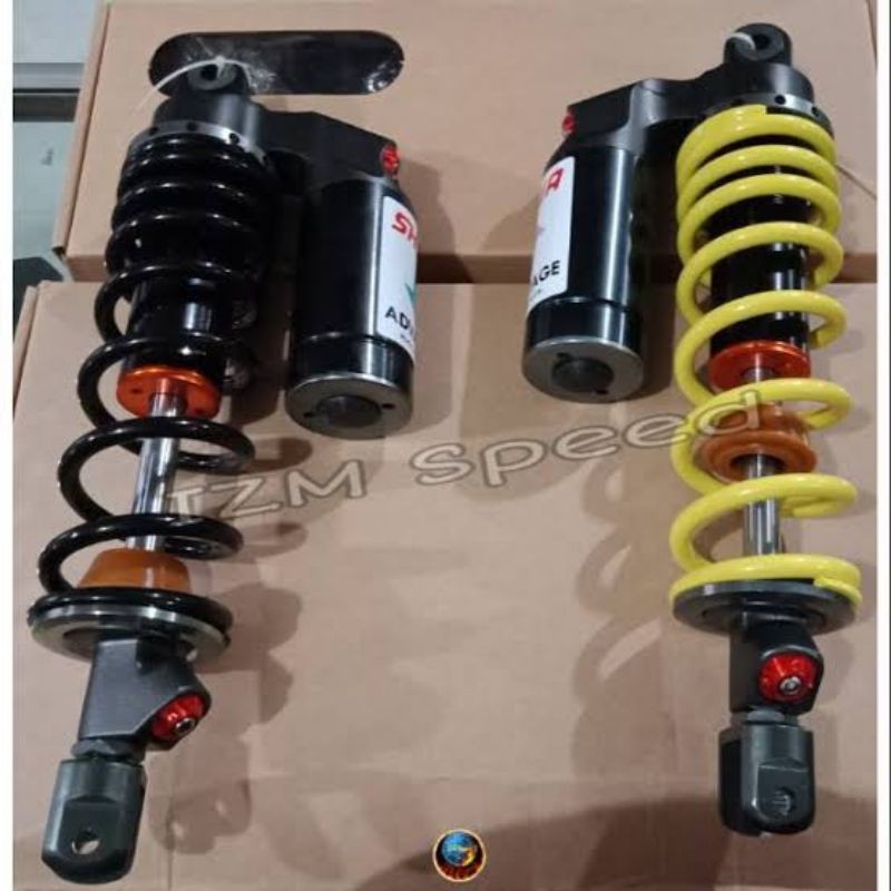 shock showa original setelan preload rebound model wp ukuran 310 dan 330 mm pnp all matic mio beat v