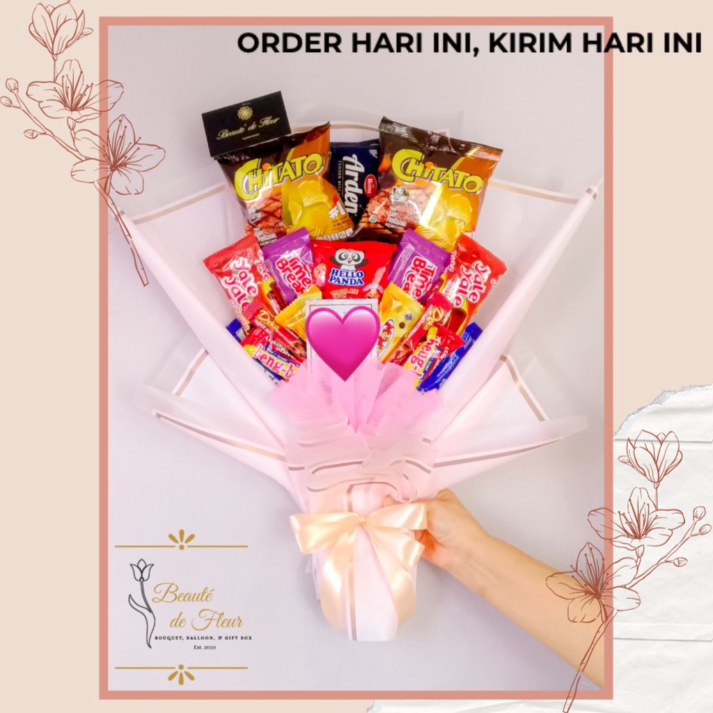 

READY STOCK BUKET SNACK MURAH /SNACK BOUQUET MURAH/BUKET WISUDA/VALENTINE/ANNIVERSARY/ULANGTAHUN MURAH SMALL