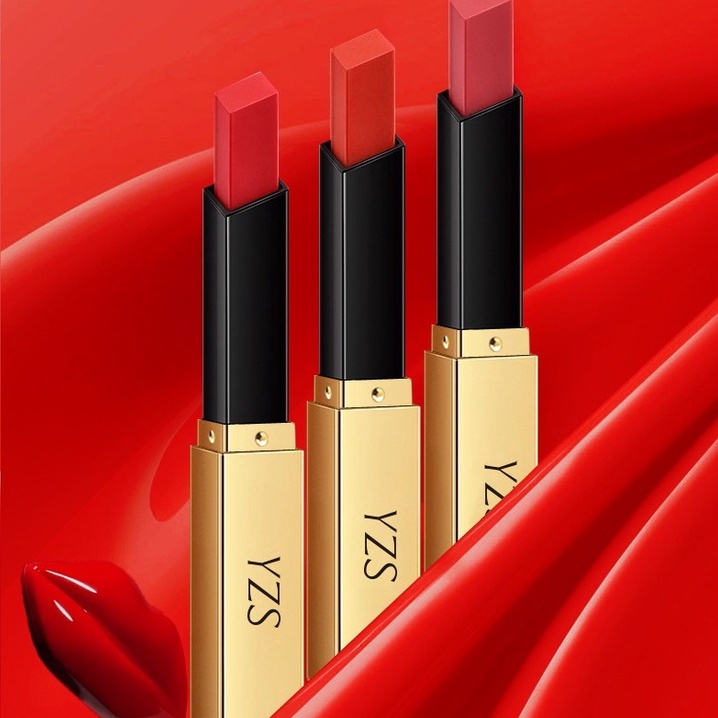 Ready Stock YZS Silky Lipstik Makeup Tahan Lama Pelembab Bibir Makeup Mencerahkan Warna Kulit Lipstik