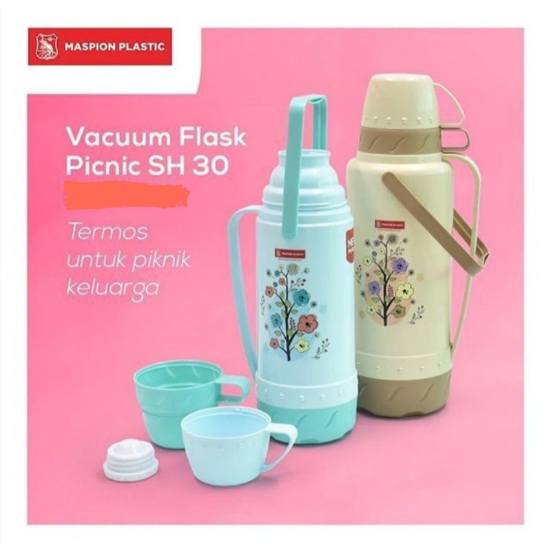 Termos Air Panas Maspion Vacum Flask 2 Liter SH 30