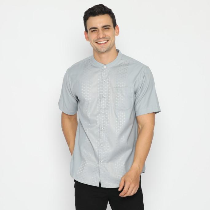 Kemeja Koko Pria /Koko Lengan Pendek /Kemeja Koko Casual -B21-KK 1700M