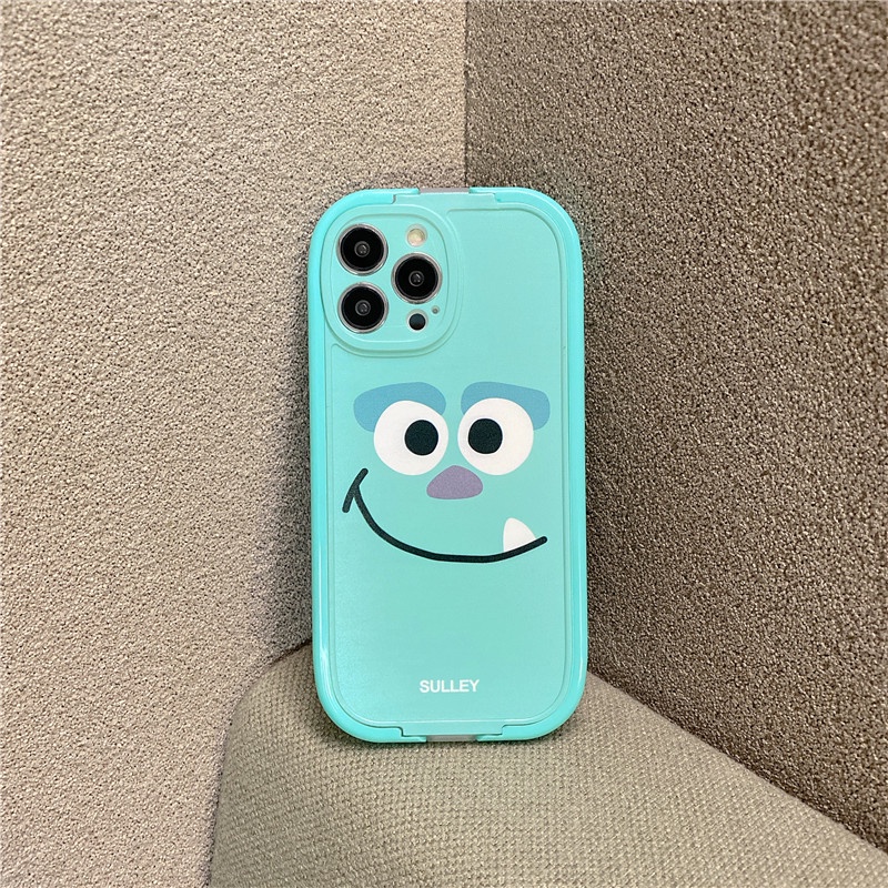 Case Motif Monster Mata Besar Untuk IPhone 11 12 13 Pro Max X XS Max XR 7 8 Plus