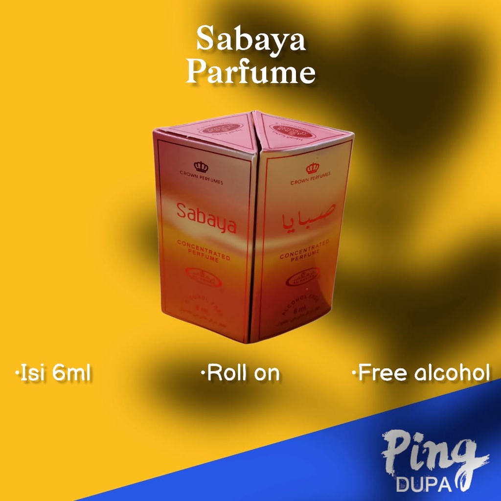 Parfum Arab Sabaya Al-rehab kemasan 6ml