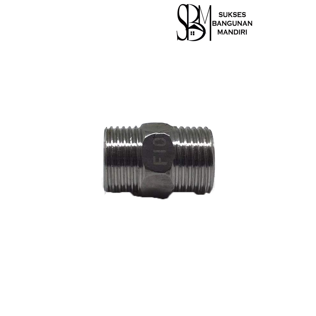 Double Nepel 1/2" ss