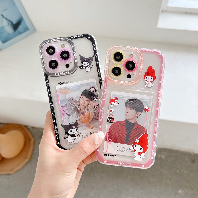 Soft Case TPU Motif Kartun Melody Koloomi Untuk IPhone 14 13 11 Pro Max 8 7 Plus X XS XR