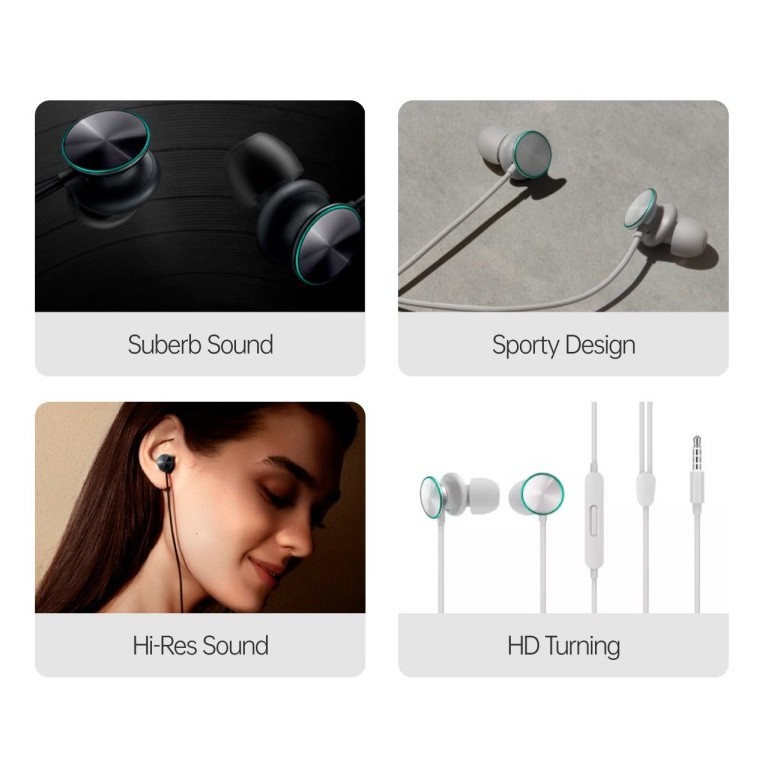 Sporty Deep Bass Headset Good Build Quality Earphone With Microphone