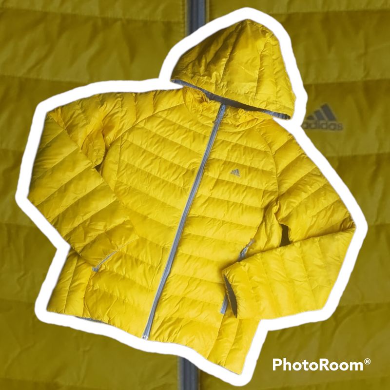 Jaket Adidas Bulang / Bulu Angsa Ultralight. 2nd, second, bukan baru, thrifting bekas pakai,